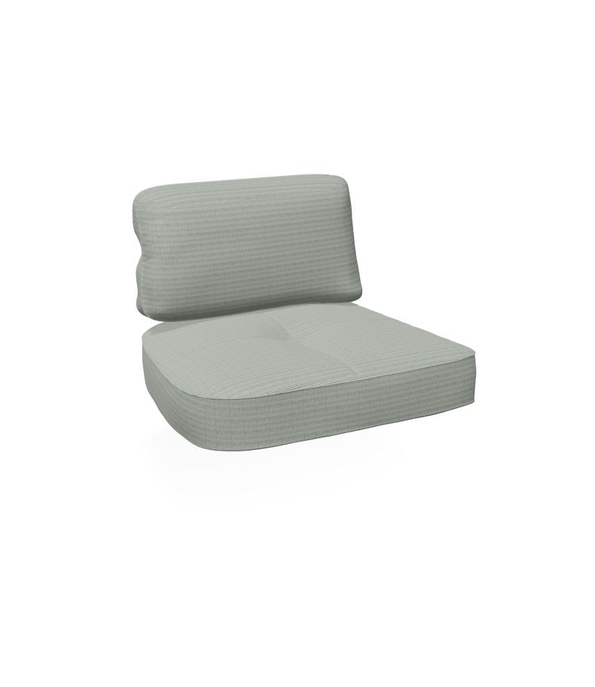 Emu C/6057 Coussin Assise et Dossier Gauche pour Canapé 2/3 places Twins Standard SAGE Polypropylène 900/09 