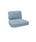 Emu C/6057 Coussin Assise et Dossier Gauche pour Canapé 2/3 places Twins Standard SEA Polypropylène 900/02 
