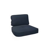 Emu C/6057 Coussin Assise et Dossier Gauche pour Canapé 2/3 places Twins Standard SMALL WEFT BLUE Polypropylène 900/79 