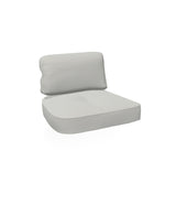 Emu C/6057 Coussin Assise et Dossier Gauche pour Canapé 2/3 places Twins Standard SMALL WEFT WHITE Polypropylène 900/71 