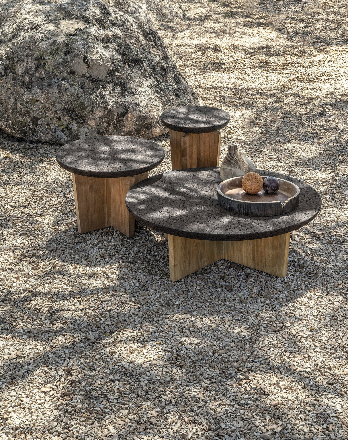 Ethimo Cross Table basse ronde Ø60cm 