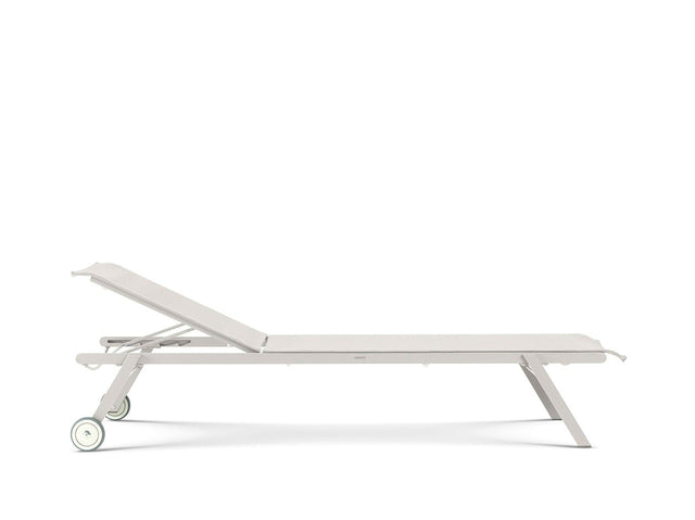 Ethimo Elisir Chaise longue White Ethitex + Lily White 