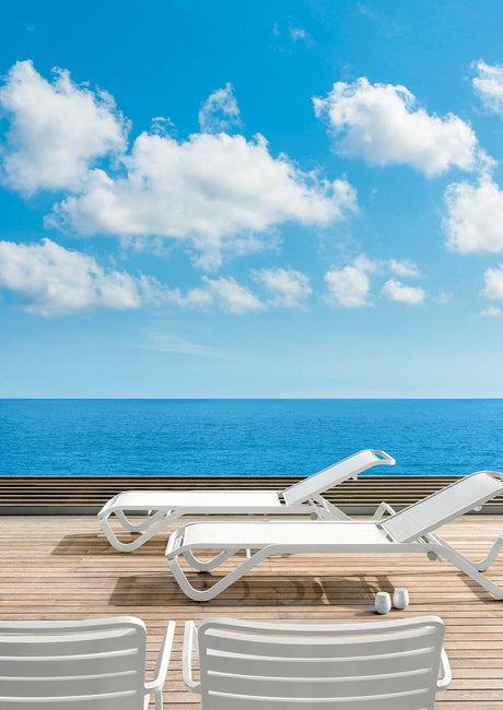 Ethimo Ocean Chaise longue, coussins en sus 