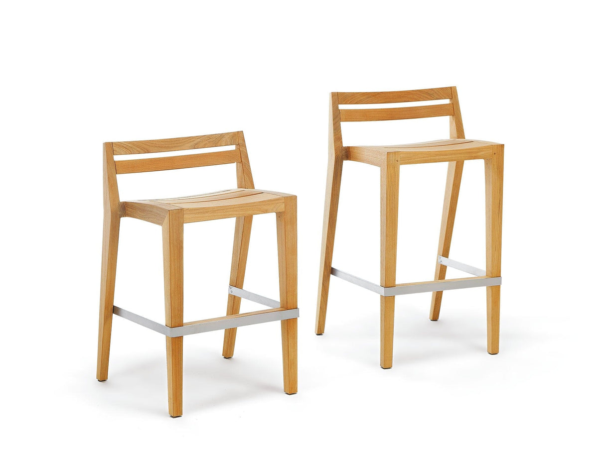 Ethimo Ribot Chaise haute de bar H:82cm, coussins en sus 