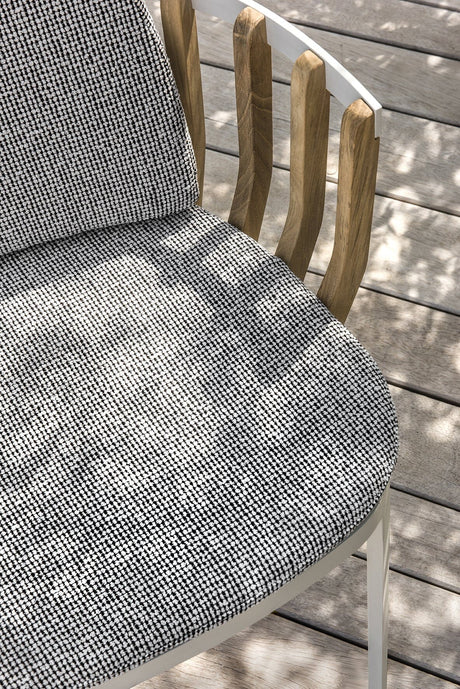 Ethimo Swing Fauteuil bas Lounge, coussins en sus 
