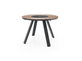Extremis Pantagruel Table haute Ø146cm h:105cm Hellwood HPL Black - Black 