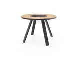 Extremis Pantagruel Table haute Ø146cm h:105cm Iroko HPL Black - Black 