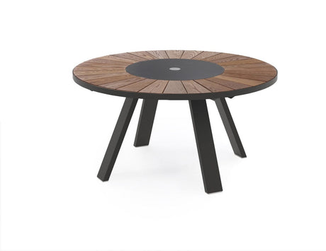 Extremis Pantagruel Table repas Ø146cm Hellwood HPL Black - Black 