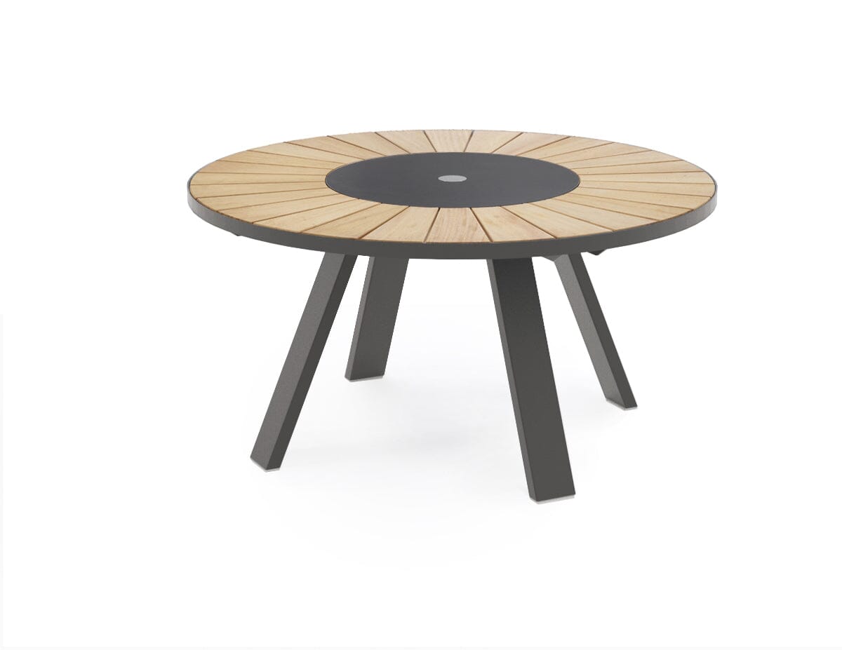 Extremis Pantagruel Table repas Ø146cm Iroko HPL Earth - Earth 