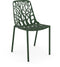 Fast Forest Chaise repas empilable Dark Green 25 