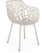 Fast Forest Fauteuil repas avec accoudoirs Creamy White 17 