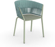 Fast Ria Fauteuil repas avec dossier Tressage cordes complet Green Tea 19 Mint C03 