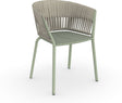 Fast Ria Fauteuil repas avec dossier Tressage cordes complet Green Tea 19 Moon C04 