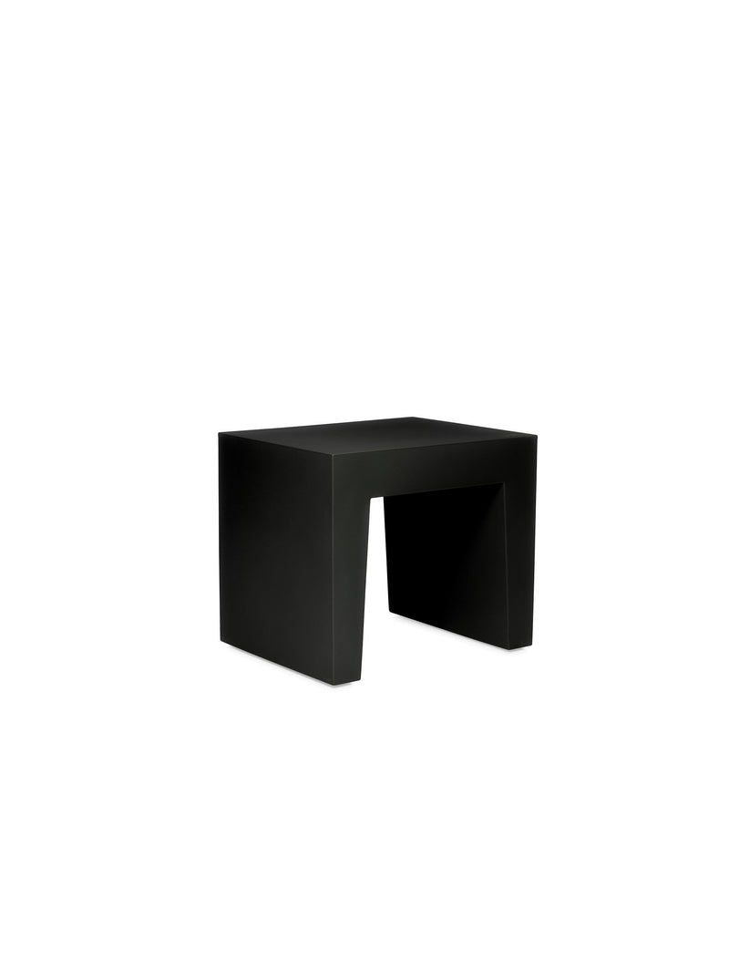 Fatboy Concrete Seat Tabouret Outdoor Black Recycled 