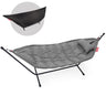 Fatboy Headdemock Superb Deluxe Hamac Outdoor avec structure et têtière Rock grey Olefin Black 