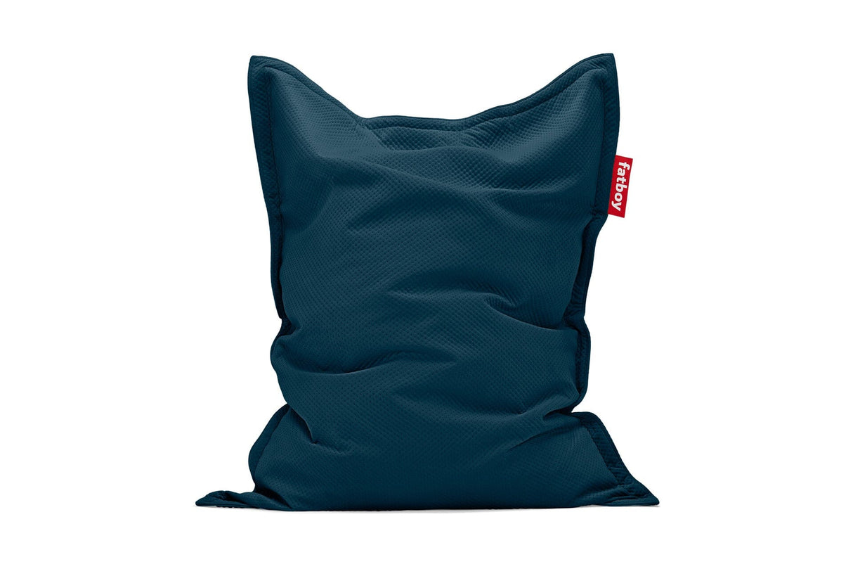 Fatboy Original Slim Royal Velvet Pouf Sac Indoor Polyester effet velour Deep Sea 