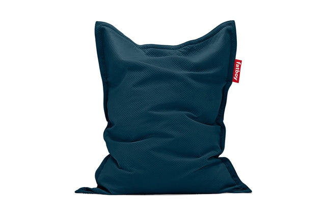 Fatboy Original Slim Royal Velvet Pouf Sac Indoor Polyester effet velour Deep Sea 