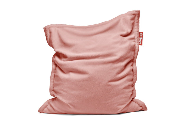 Fatboy Original Slim Teddy Pouf Sac Indoor Polyester polaire très doux Cheeky Pink 