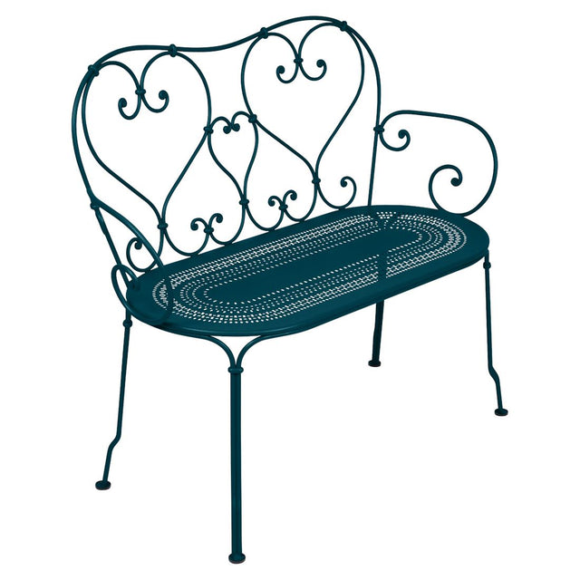 Fermob 1900 Banquette banc Bleu acapulco 21 