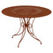 Fermob 1900 Table ø 117cm Ocre rouge 20 