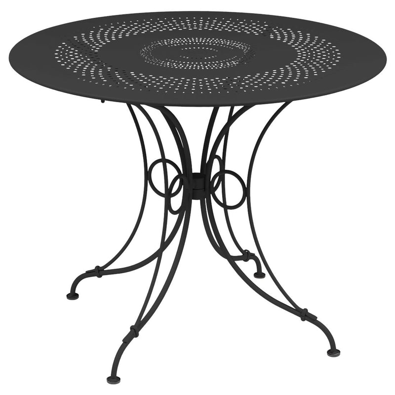 Fermob 1900 Table ø 96cm Carbone 47 