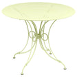 Fermob 1900 Table ø 96cm Citron givré A6 