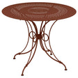 Fermob 1900 Table ø 96cm Ocre rouge 20 