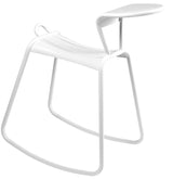 Fermob Adadesk Bureau d'Appoint à Bascule Blanc coton 01 