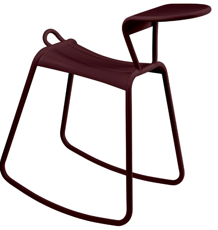 Fermob Adadesk Bureau d'Appoint à Bascule Cerise noire B9 