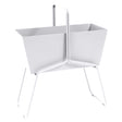 Fermob Basket Jardinière haute Blanc coton 01 