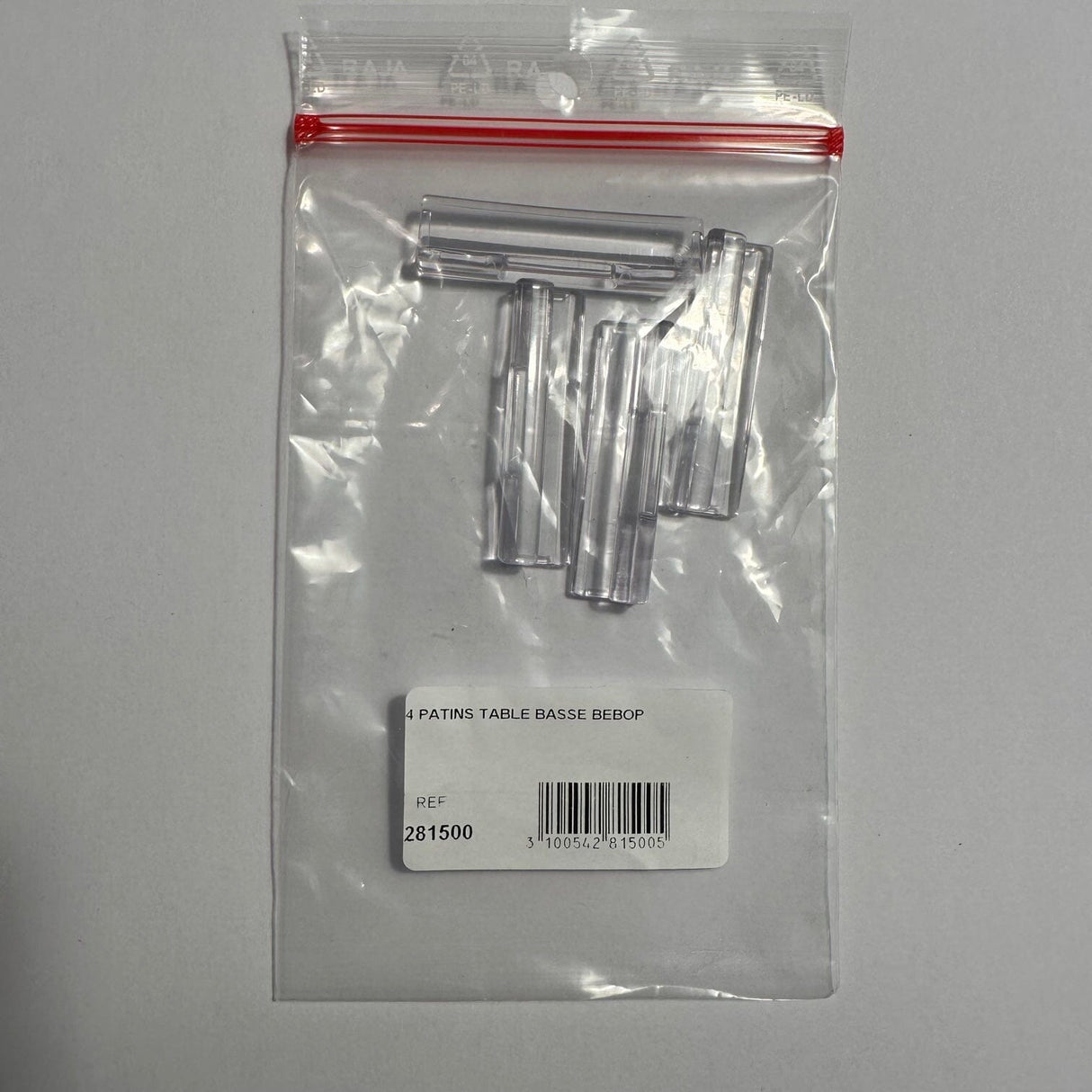 Fermob Bebop lot de 4 patins pour table basse Bebop 