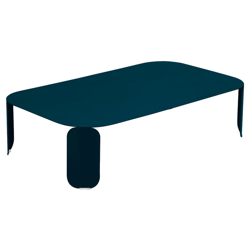 Fermob Bebop Table basse 120 x 70cm - h.29cm Bleu acapulco 21 