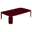 Fermob Bebop Table basse 120 x 70cm - h.29cm Cerise noire B9 