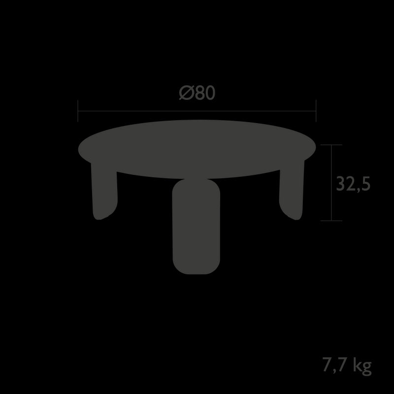 Fermob Bebop Table basse ø 80cm 