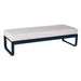Fermob Bellevie Banquette 2 places Bleu abysse 92 Blanc grisé 81 