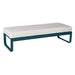 Fermob Bellevie Banquette 2 places Bleu acapulco 21 Blanc grisé 81 