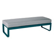 Fermob Bellevie Banquette 2 places Bleu acapulco 21 Taupe grisé B8 