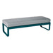 Fermob Bellevie Banquette 2 places Bleu acapulco 21 Taupe grisé B8 
