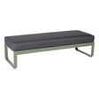 Fermob Bellevie Banquette 2 places Cactus 82 Gris graphite A3 