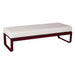 Fermob Bellevie Banquette 2 places Cerise noire B9 Blanc grisé 81 