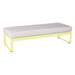 Fermob Bellevie Banquette 2 places Citron givré A6 Blanc grisé 81 