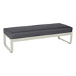 Fermob Bellevie Banquette 2 places Gris argile A5 Gris graphite A3 