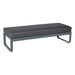 Fermob Bellevie Banquette 2 places Gris orage 26 Gris graphite A3 
