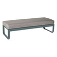 Fermob Bellevie Banquette 2 places Gris orage 26 Taupe grisé B8 