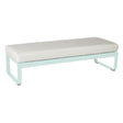 Fermob Bellevie Banquette 2 places Menthe glaciale A7 Blanc grisé 81 