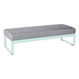 Fermob Bellevie Banquette 2 places Menthe glaciale A7 Gris flanelle 79 