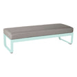 Fermob Bellevie Banquette 2 places Menthe glaciale A7 Taupe grisé B8 