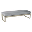 Fermob Bellevie Banquette 2 places Muscade 14 Gris flanelle 79 