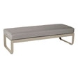 Fermob Bellevie Banquette 2 places Muscade 14 Taupe grisé B8 