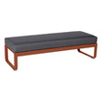 Fermob Bellevie Banquette 2 places Ocre rouge 20 Gris graphite A3 